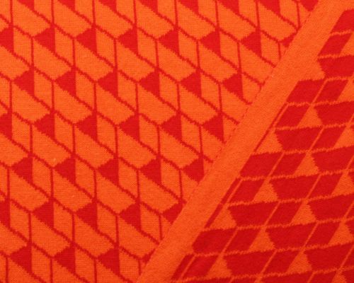 Bio Strick Baumwolle Mina Orange