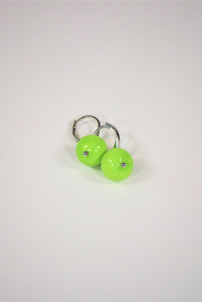 Ohrringe aus Muranoglas hellgrün
