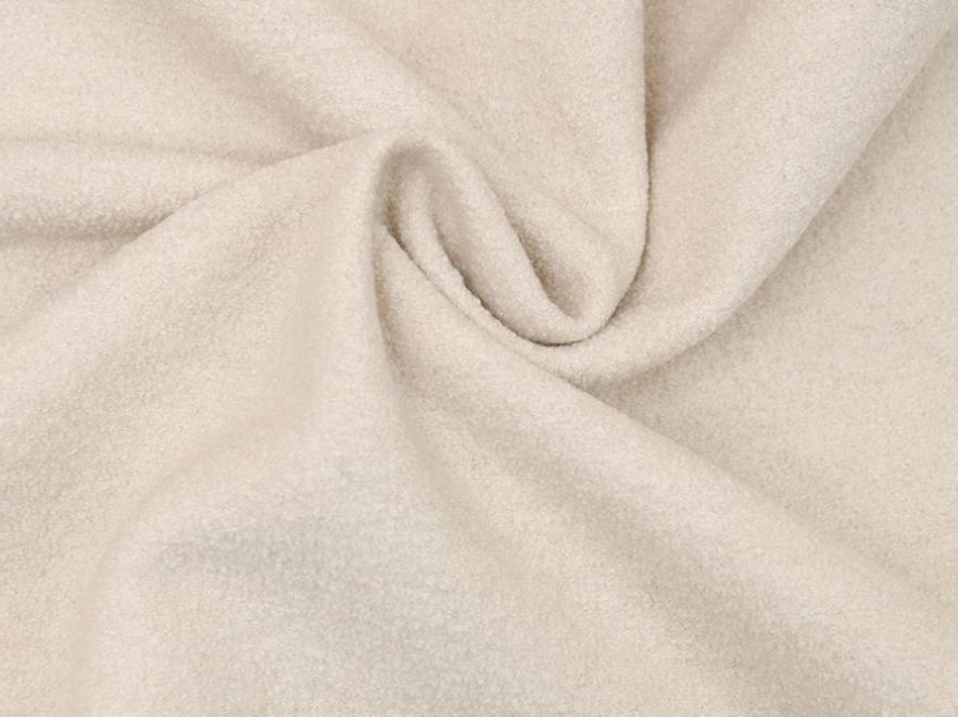 Walkloden leicht wollweiß