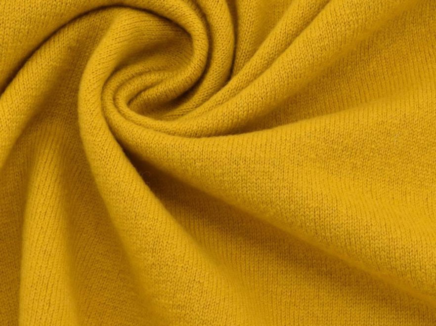 Merino Woll Strick Gelb