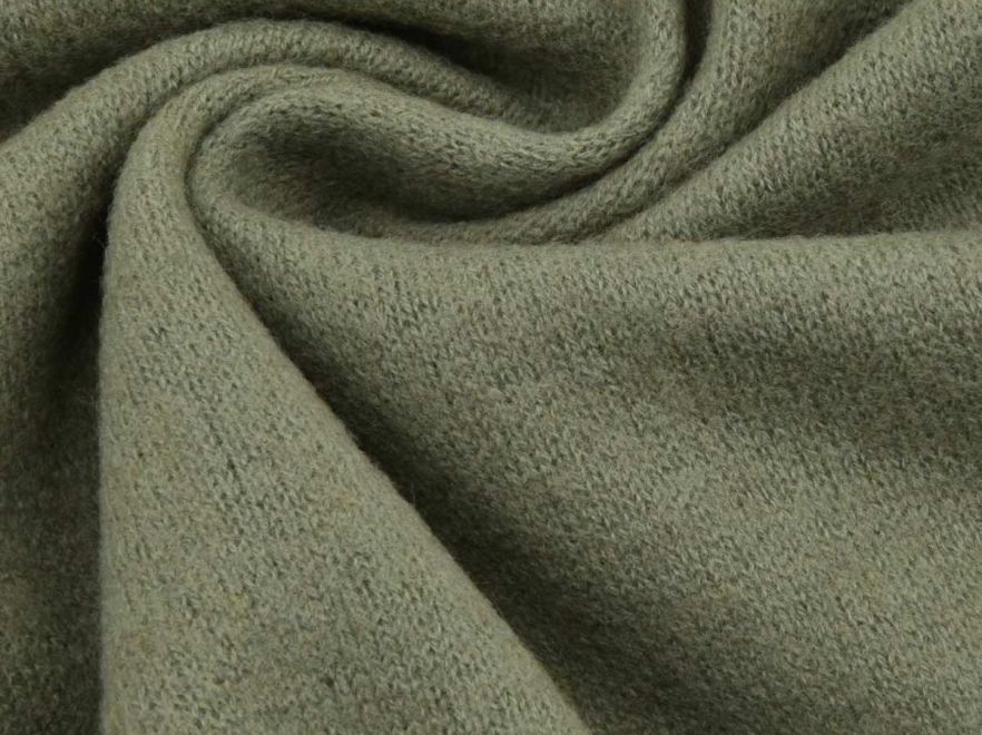 Merino Woll Strick Salbeigrün