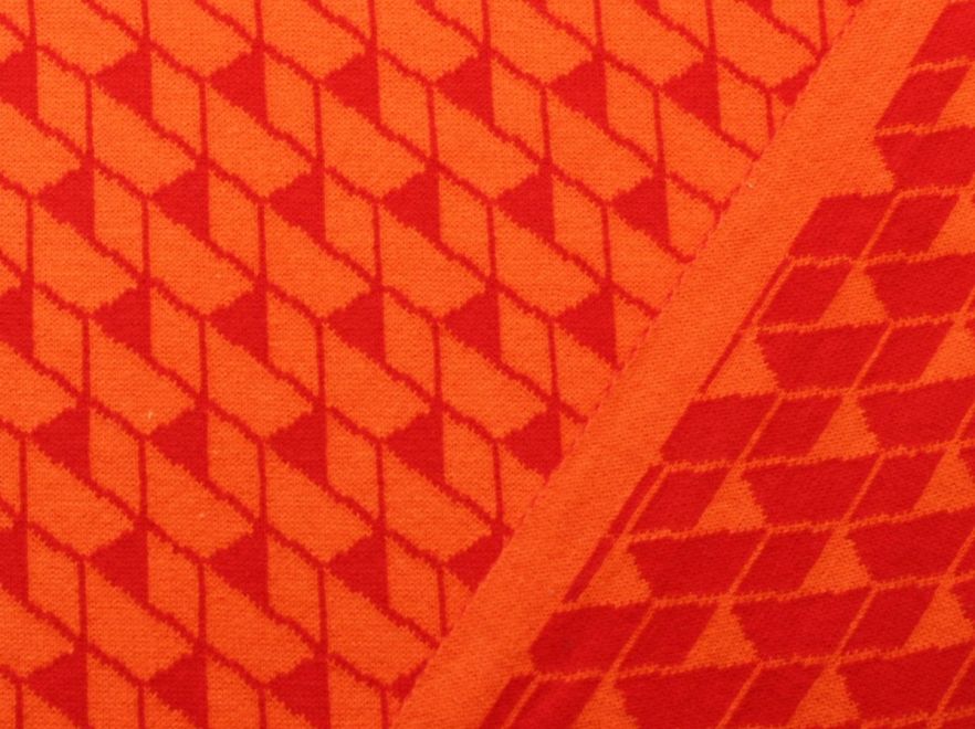 Bio Strick Baumwolle Mina Orange