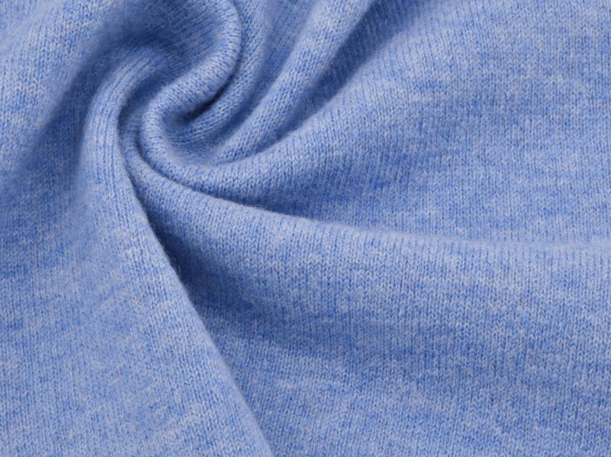 Merino Woll Strick hellblau