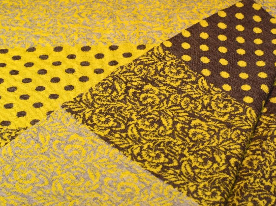 Merino Woll Strick Jacquard