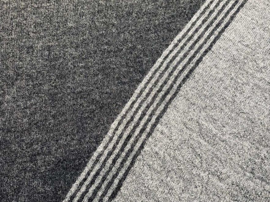 Merino Doubleface Dunkelgrau Grau