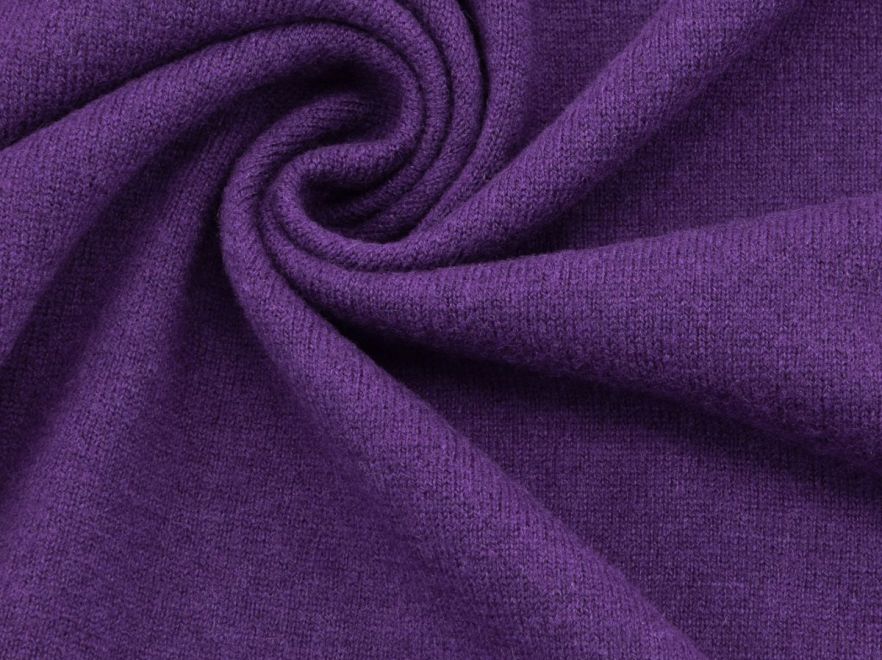 Merino Woll Strick Violett