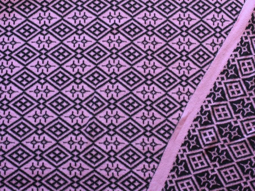 Bio Baumwolle Pink Muster