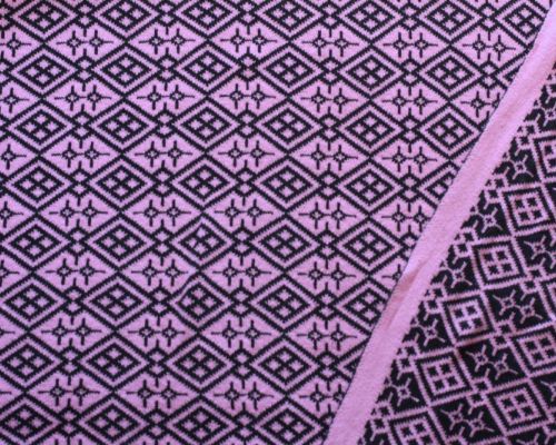 Bio Baumwolle Pink Muster