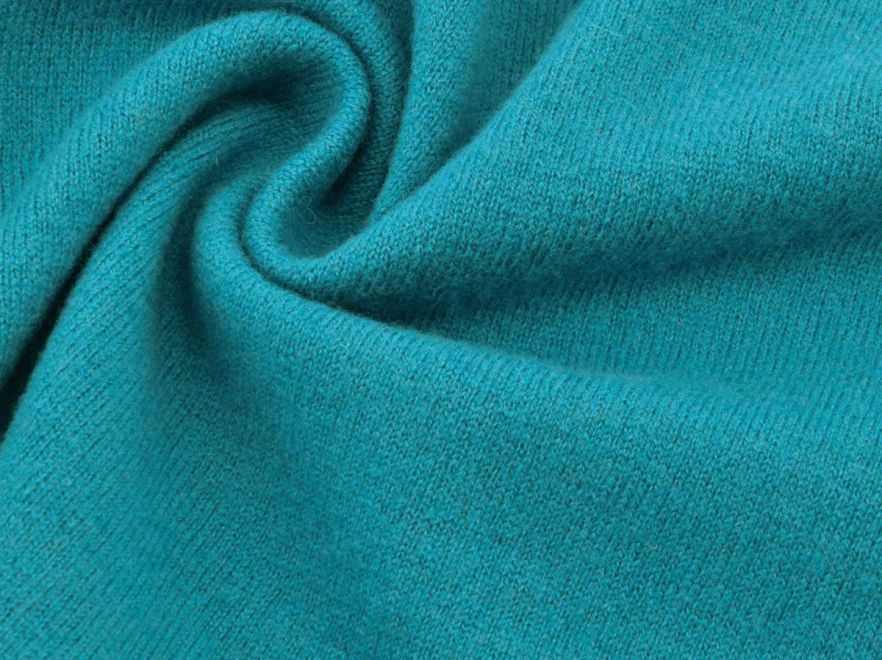 Merino Woll Strick Türkis