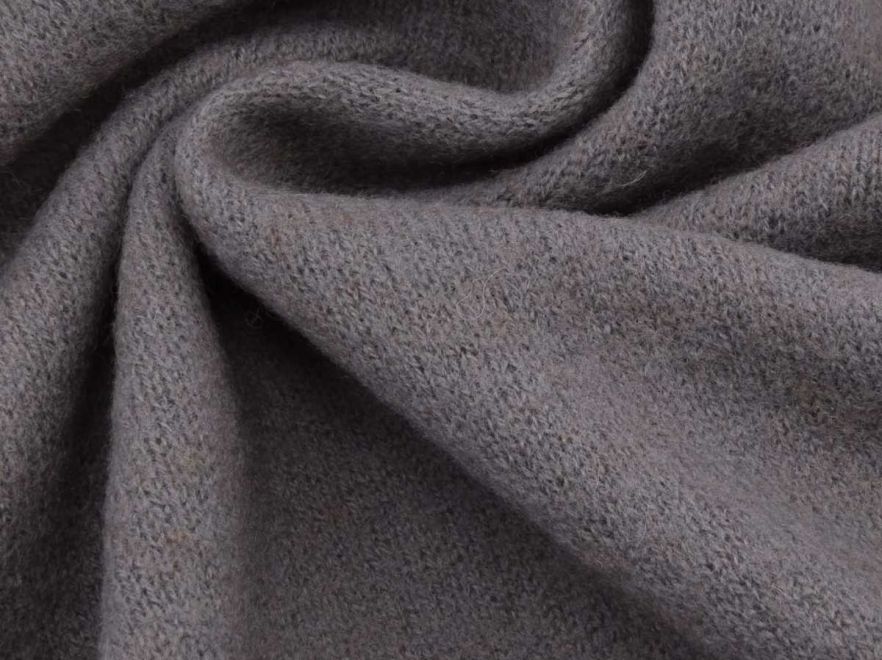 Merino Woll Strick Mausgrau