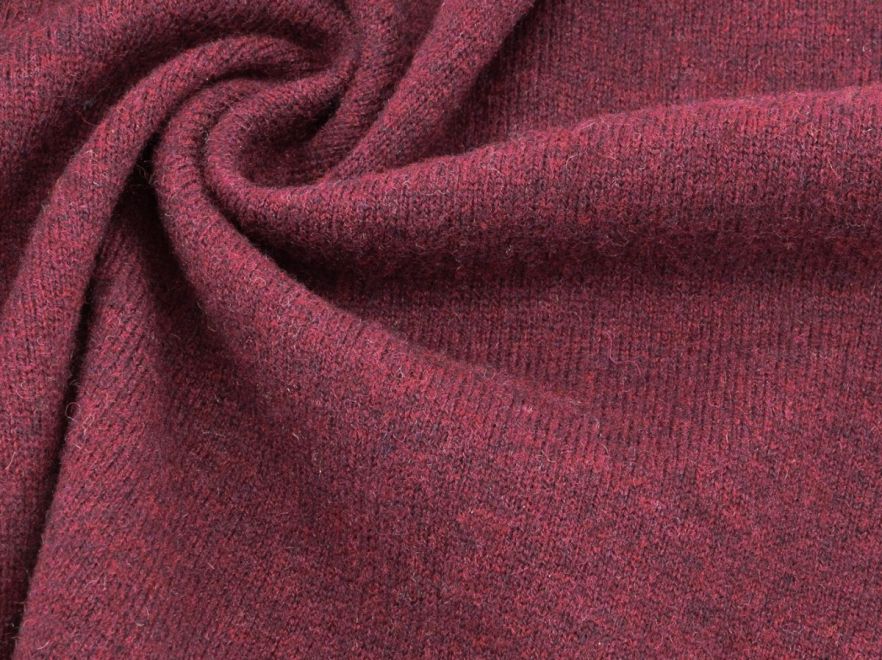 Merino Woll Strick Bordeaux