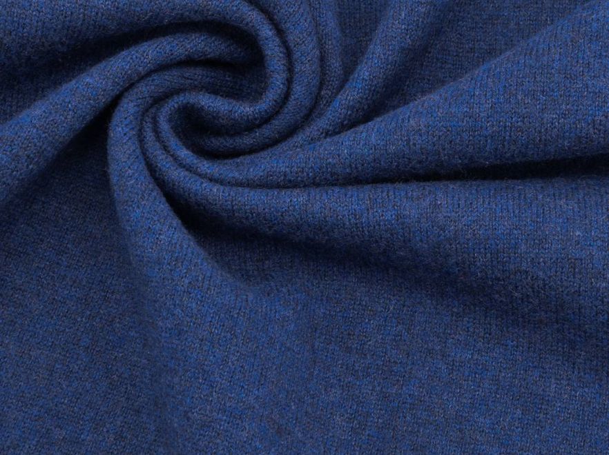 Merino Woll Strick Marine