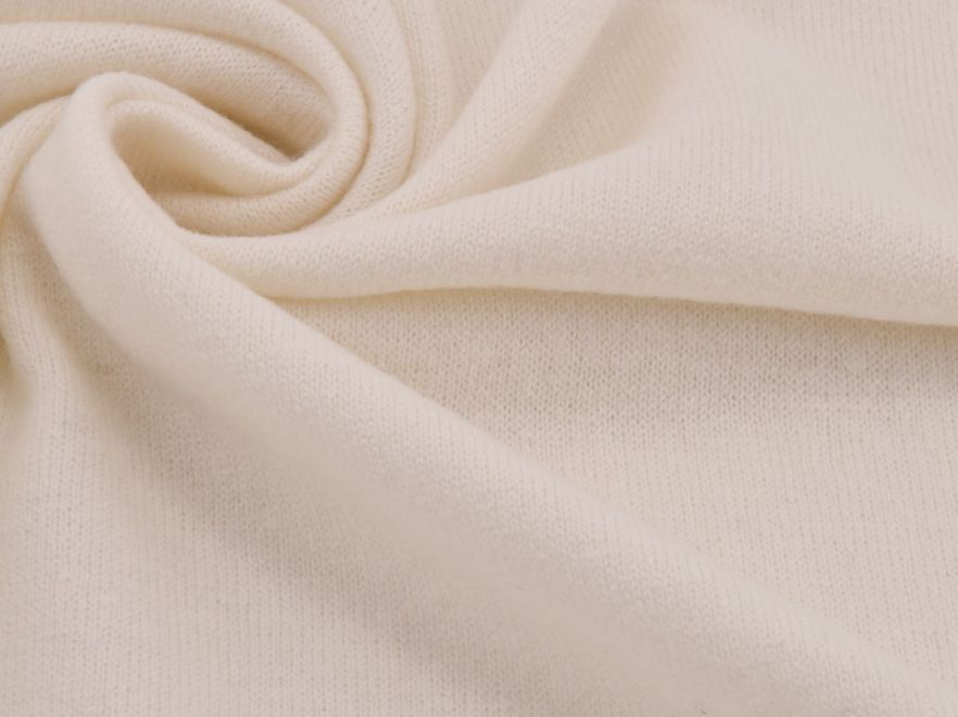 Merino Woll Strick Wollweiß