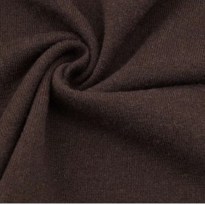 Merino Woll Strick Dunkelbraun