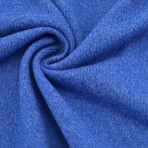 Merino Woll Strick Mittelblau