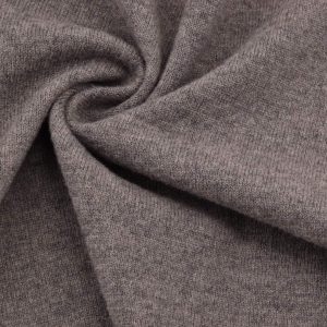 Merino Woll Strick Mittelgrau