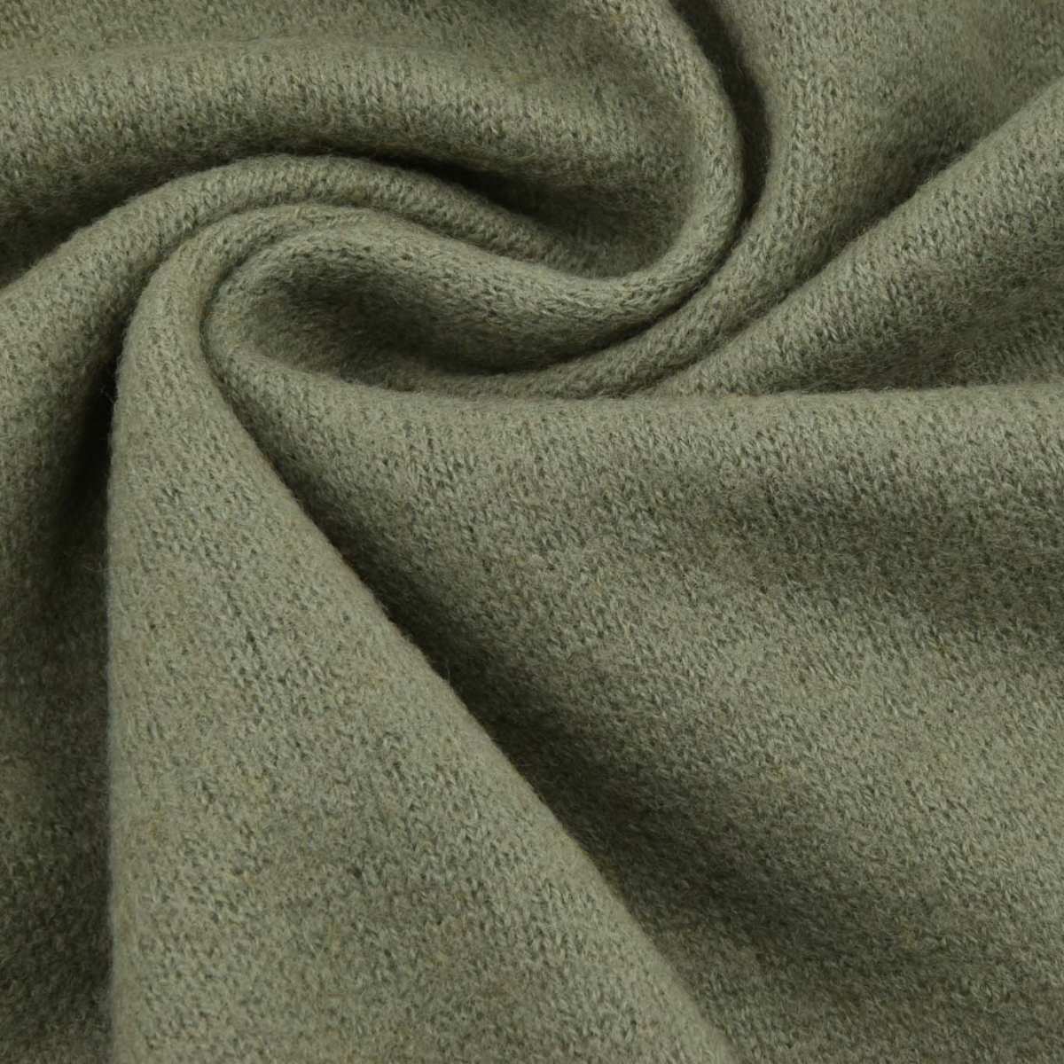 Merino Woll Strick Salbeigrün