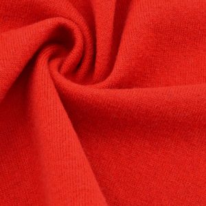 Merino Woll Strick Tomatenrot