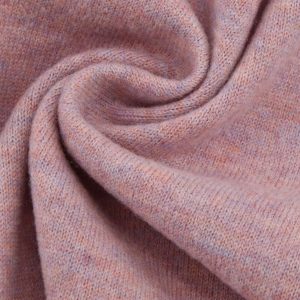 Merino Woll Strick Altrosa meliert