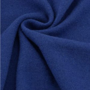 Merino Woll Strick Blau Royal