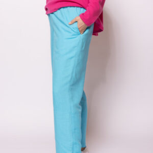 Leinenhose-t-rkis