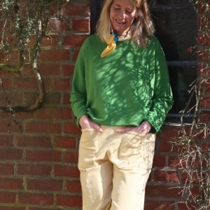 Merino Pullover Grasgrün