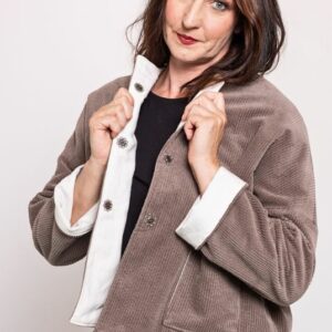Cordjacke-braun