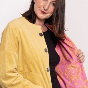 Cordjacke-senf