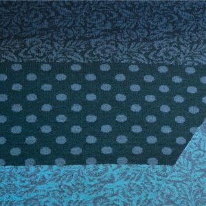 Merino Jacquard Petrol Türkis