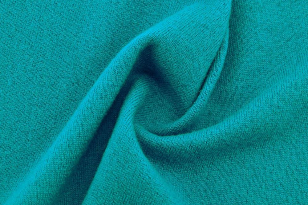 Merino-Strick Azurblau