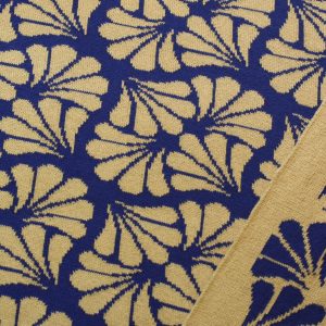 Bio Strick Baumwolle Blüten