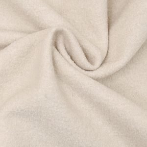 Walkloden leicht wollweiß