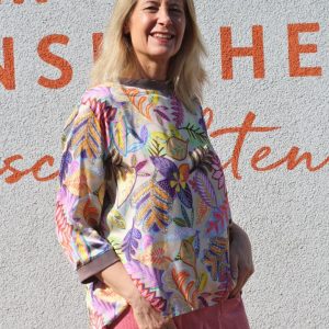 Bluse Viskose bunt