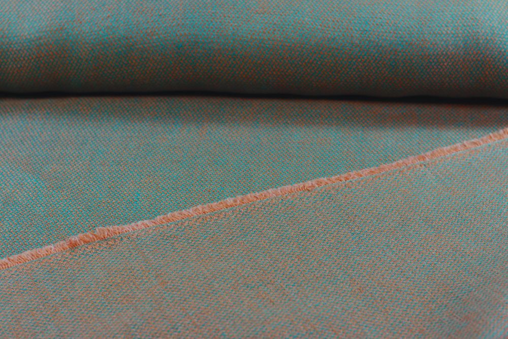 Leinen grün orange