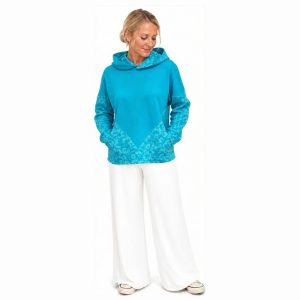 Hoodie Türkis