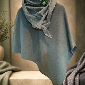 Poncho Organic Baumwollfleece