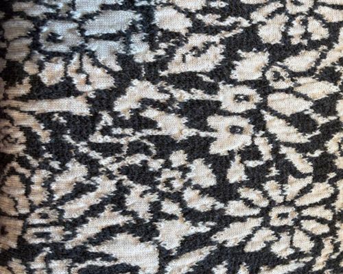 Merino Blumen und Fransen