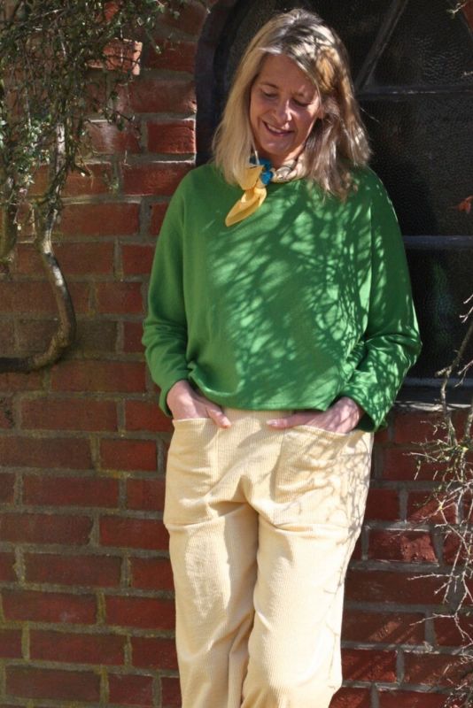 Merino Pullover Grasgrün