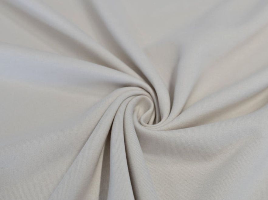 Baumwoll-Rippe Stretch Creme
