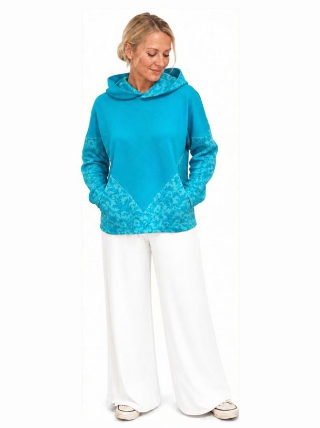 Hoodie Türkis